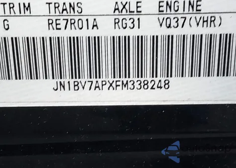 2015 Infiniti Q50 Base from USA, damaged, VIN JN1BV7APXFM338248